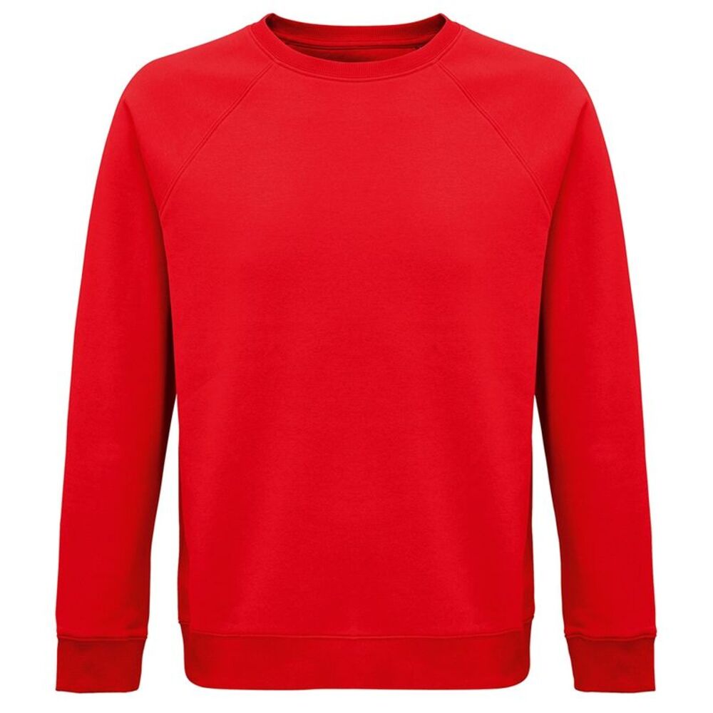 SOLS Unisex Adult Space  Sweatshirt / Red